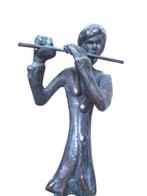 Figure - Musici - Klarinet - Dwarsfluit - verbronsd metaal