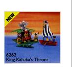 Lego Set - 6262 - Pirates - King Kahukas Throne, Nieuw