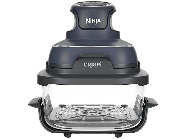 Ninja -  Crispi 4-in-1 Compacte Glazen Airfryer - Blauw, Elektronische apparatuur, Airfryers, Airfryer, Nieuw, 1500 gram of meer