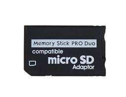 Micro SD Adaptor (PSP Accessoires) (Sony PSP), Games en Spelcomputers, Spelcomputers | Sony PSP, Zo goed als nieuw, Ophalen of Verzenden