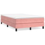 vidaXL Sommier à lattes de lit avec matelas rose 120x190, Maison & Meubles, Chambre à coucher | Lits, Neuf, Verzenden
