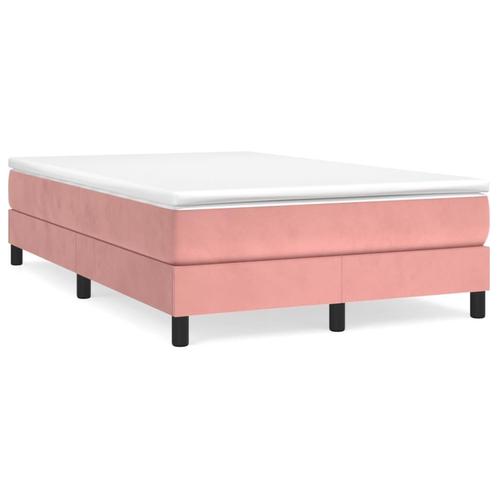 vidaXL Sommier à lattes de lit avec matelas rose 120x190, Maison & Meubles, Chambre à coucher | Lits, Neuf, Envoi