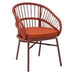 Stoel | NIKITA | Aluminium Rotan/Aluminium | Red |, Verzenden, Nieuw in verpakking