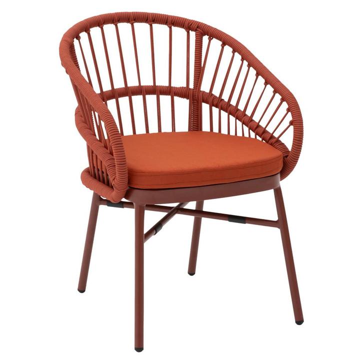 Stoel | NIKITA | Aluminium Rotan/Aluminium | Red |, Zakelijke goederen, Horeca | Keukenapparatuur, Nieuw in verpakking, Verzenden