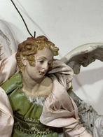 sculptuur, Angelo Presepe Napoletano Antico fine 800 - 28 cm