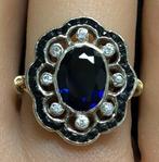 Zonder minimumprijs - Ring - 18 karaat Geel goud, Zilver -