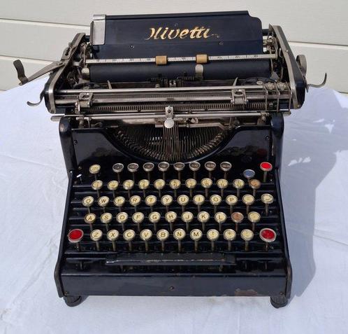 Olivetti, M20 - Schrijfmachine - 1920-1930, Antiek en Kunst, Kunst | Designobjecten