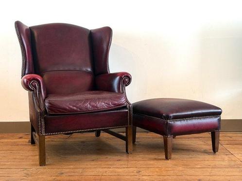 Muylaert - Fauteuil (2) - Cuir - Canapé Chesterfield en cuir, Antiek en Kunst, Curiosa en Brocante