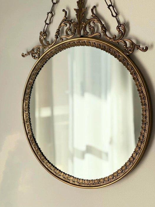Spiegel - Messing, Antiek en Kunst, Curiosa en Brocante