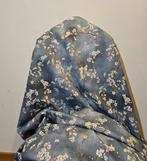 Pas de PRIX DE RÉSERVE ! Tissu fleuri exclusif fleur, Antiquités & Art