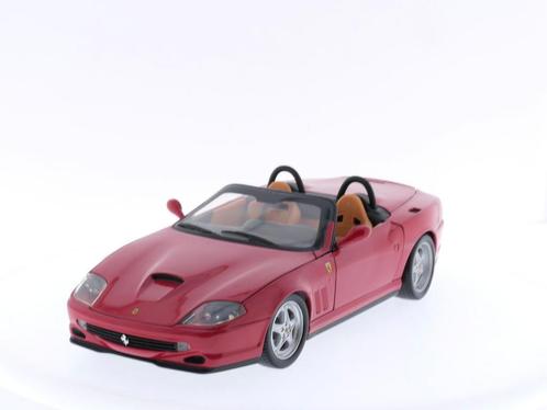 Schaal 1:18 Hot Wheels 29441 Ferrari 550 Barchetta Pininf..., Hobby en Vrije tijd, Modelauto's | 1:18, Gebruikt, Hot Wheels, Ophalen of Verzenden