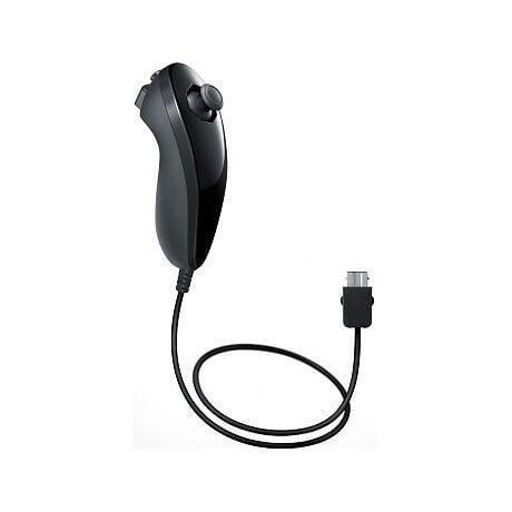 Wii Nunchuk Zwart (Third Party) (Nieuw) (Wii Accessoires), Games en Spelcomputers, Spelcomputers | Nintendo Wii, Nieuw, Ophalen of Verzenden