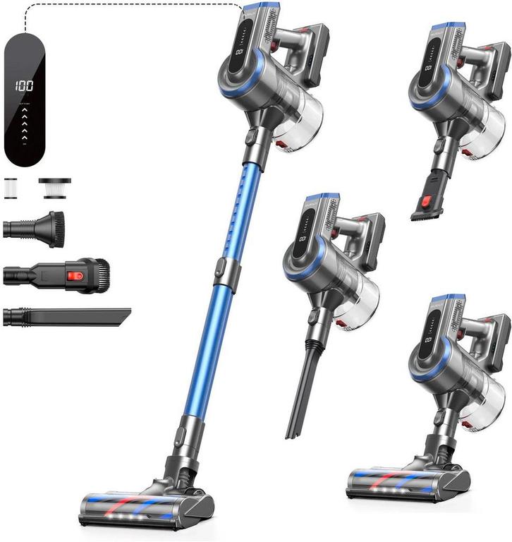 Steelstofzuiger - Draadloos - Stofzuiger Zonder zak - 33KPa, Huis en Inrichting, Woonaccessoires | Overige, Verzenden