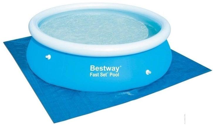 Bestway zwembad grondzeil 396 x 396 cm – Blauw, Tuin en Terras, Zwembaden, Nieuw, Ophalen of Verzenden