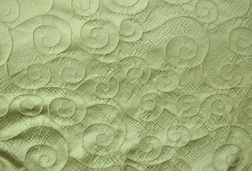 SanLeucio1789 - Leda - zijde | tere groene - Textiel - 300, Antiek en Kunst, Curiosa en Brocante