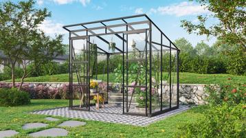 NIEUW - Vitavia Playa alu zwart 5 m², Tuin en Terras, Verzenden, Nieuw
