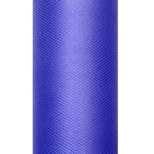 Donkerblauwe Tule Rol 30cm 9m, Hobby en Vrije tijd, Feestartikelen, Nieuw, Verzenden