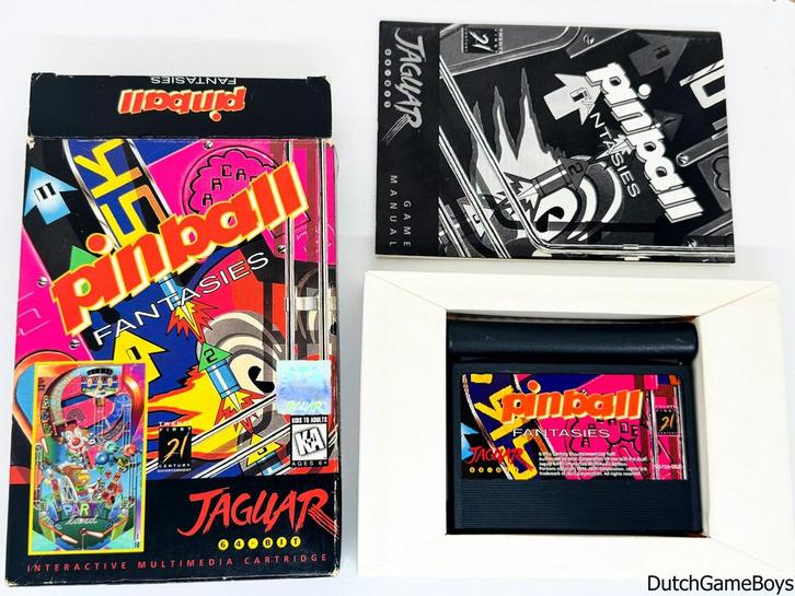 Atari Jaguar - Pinball Fantasies, Games en Spelcomputers, Spelcomputers | Atari, Gebruikt, Verzenden