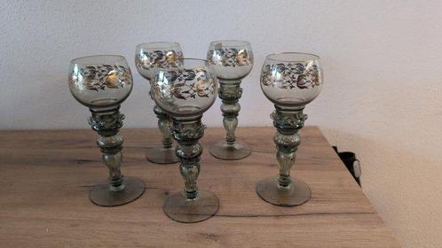 Spiegelhütte Gläser aus Buchenau - Wijnglas (5) -, Antiek en Kunst, Antiek | Glaswerk en Kristal