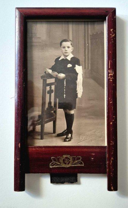 Fotolijst (4) - Karton - Oude houten lijsten, Antiek en Kunst, Curiosa en Brocante