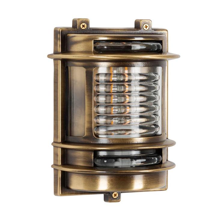 Scheepslampen & Maritiem Ahoy Scheepslamp brons, Tuin en Terras, Buitenverlichting, Verzenden