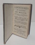 F. Champy - Coutumes du bailliage de Melun...ensemble un, Antiek en Kunst