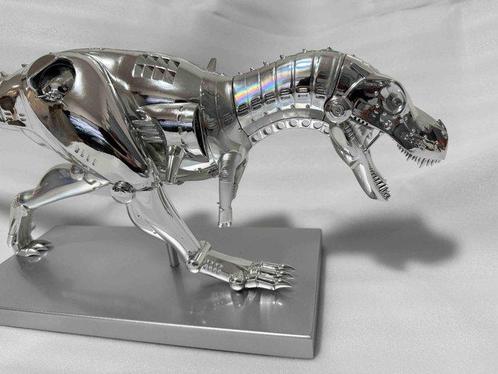 Hajime Sorayama (1947) - T-Rex Cyborg Dinosaur (Silver), Antiek en Kunst, Kunst | Schilderijen | Modern