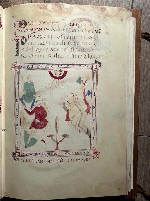 Facsimile - Sacramentarium Episcopi Warmundi - Luxury, Antiek en Kunst, Antiek | Boeken en Manuscripten