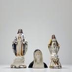 Porselein uit Parijs - Set van drie afbeeldingen van de