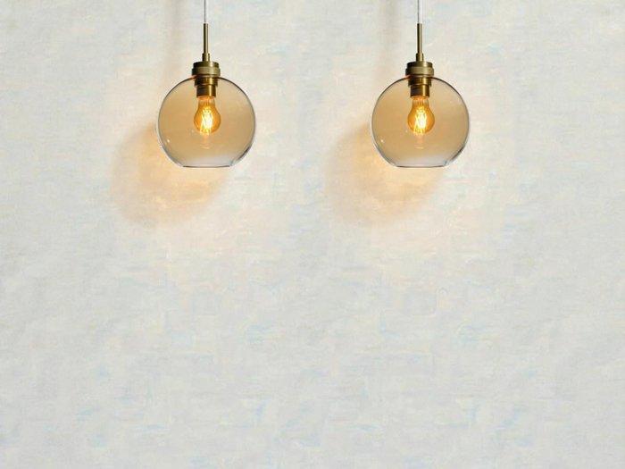 Lumega - Lampe à suspendre (2) - Dagny - Marron café - Métal, Antiquités & Art, Antiquités | Éclairage