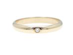 Cartier - Ring - 1895 Wedding band Ring Single Diamond Au750, Handtassen en Accessoires, Ringen, Nieuw