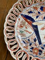 Openwork Imari dish, Meiji period - Porcelaine - Japon -, Antiek en Kunst