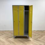 Lockerkast / garderobekast vv 3 deuren, (hxbxd) 184x91x50, Gebruikt