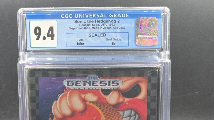 Nintendo - Genesis-Sega - Sonic the Hedgehog 2 CGC 9.4, Games en Spelcomputers, Spelcomputers | Overige Accessoires