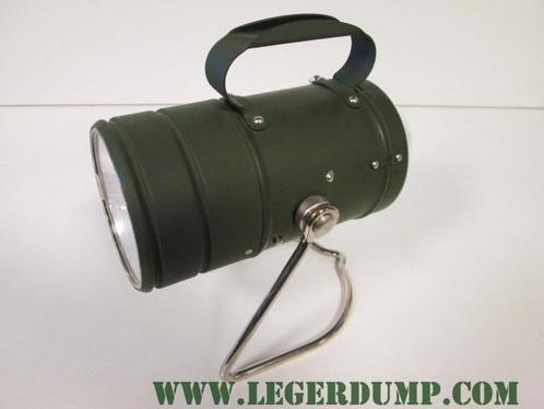 Legerlamp metaal verstelbaar met beugel, Caravanes & Camping, Lampes de poche, Envoi