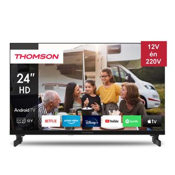 Thomson 24 Smart AndroidTV 11 - HD - Chromecast - 12V disponible aux enchères