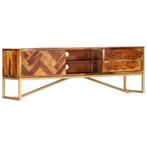 vidaXL Tv-meubel 140x30x45 cm massief acaciahout, Verzenden, Nieuw