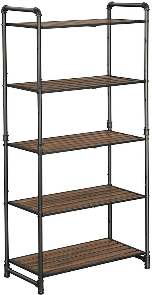 boekenrek-industrieel-vintage-woonkamer-balkon, Huis en Inrichting, Kasten | Boekenkasten, Nieuw, Ophalen of Verzenden