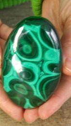 Malachiet cabochon Topkwaliteit - Hoogte: 80 mm - Breedte:, Antiek en Kunst
