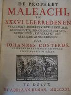 Johannes Costerus - De Profeet Maleachi in XXXVI Leerredenen