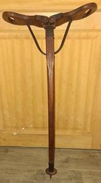 Rare et ancienne Canne Siège , Art Populaire Wandelstok -, Antiek en Kunst