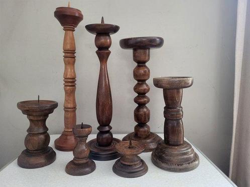 Kandelaar (7) - Hout, Antiek en Kunst, Curiosa en Brocante