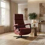 Leren relaxfauteuil met hartbalans Core - Massif Rubino, Huis en Inrichting, Bohemian, Industrieel, Modern, Scandinavisch, Nieuw