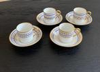 Leplant Roussely & Co - Koffieservies voor 4 (4) - Porselein, Antiek en Kunst