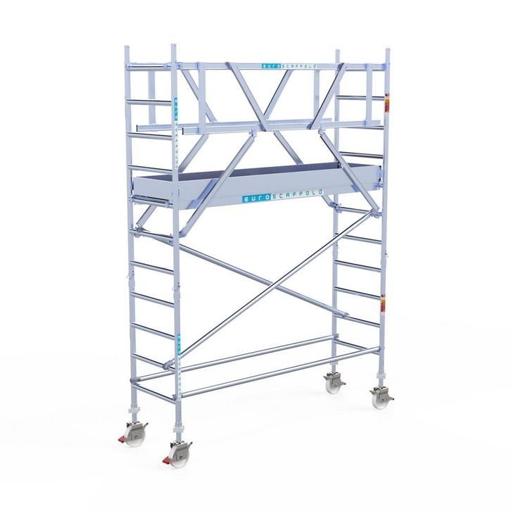 Rolsteiger Professional 75x250 4,2m werkhoogte vrijstaand, Doe-het-zelf en Bouw, Steigers, Rolsteiger of Kamersteiger, Nieuw, 2 tot 5 meter