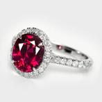 Zonder minimumprijs - Verlovingsring - 14 karaat Witgoud,