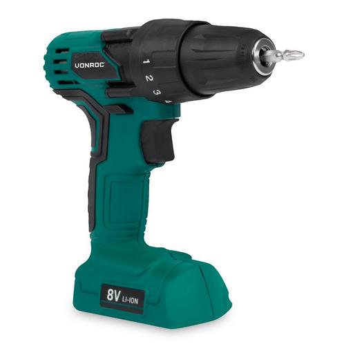 Accuboormachine 8V | Incl. oplader en 50mm dubbele, Doe-het-zelf en Bouw, Gereedschap | Boormachines, Nieuw, Verzenden