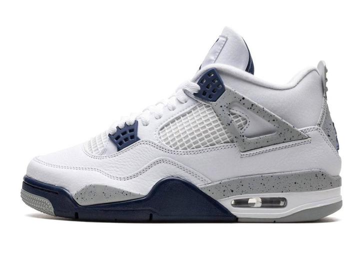 Air Jordan 4 Retro Midnight Navy - Maat 37.5 EU, Kleding | Heren, Schoenen, Ophalen of Verzenden