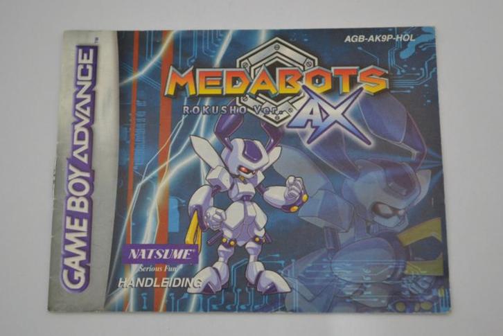Medabots Rokusho Ver. AX (GBA HOL MANUAL), Consoles de jeu & Jeux vidéo, Consoles de jeu | Nintendo Consoles | Accessoires