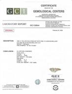 Ring - 18 karaat Geel goud - 1.22ct. tw. Diamant, Handtassen en Accessoires, Ringen, Nieuw